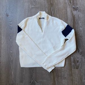 BRANDY MELVILLE QUARTER ZIP SWEATER